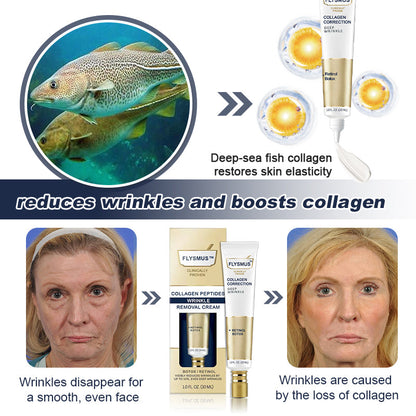 🔥Last Day Promotion 70% OFF ! - 💝Flysmus™ Collagen Peptides Wrinkle Removal Cream